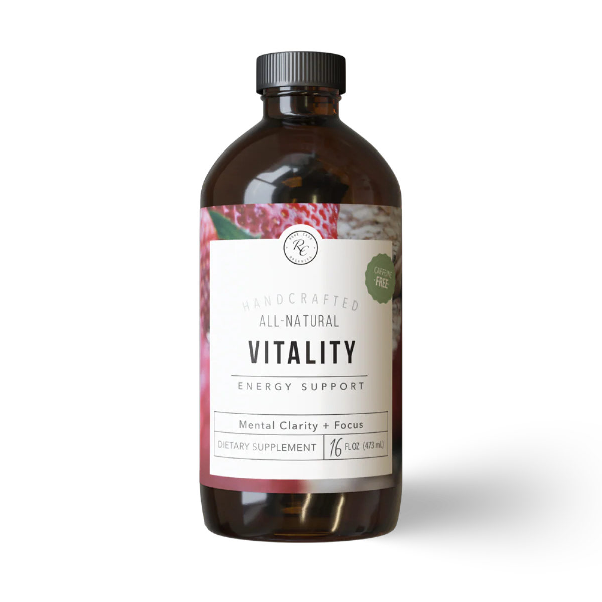 Rowe Casa Organics | Vitality Energy Support, Decaffinated | 16 oz