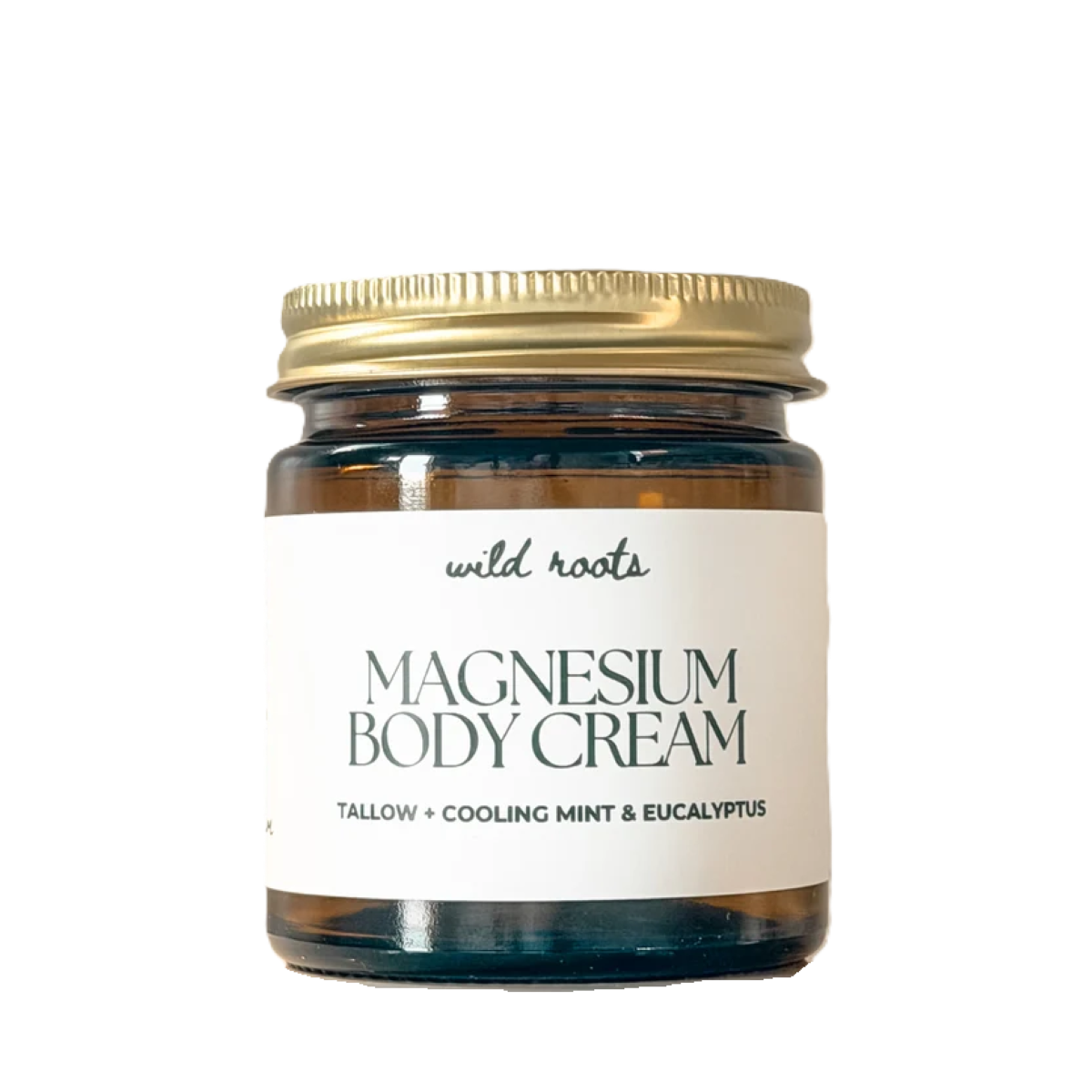 Wild Roots Tallow Co. | Mint & Eucalyptus Magnesium Tallow Body Butter | 4 oz
