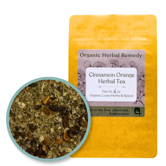 Quinn's Apothecary | Cinnamon Orange Herbal Tea | 4 oz