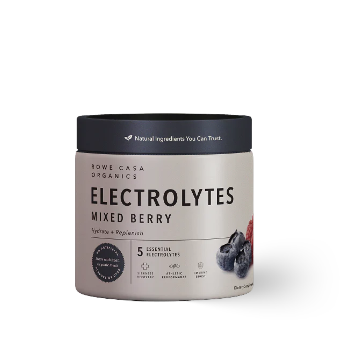 Rowe Casa Organics | Mixed Berry Electrolytes | 25 Servings