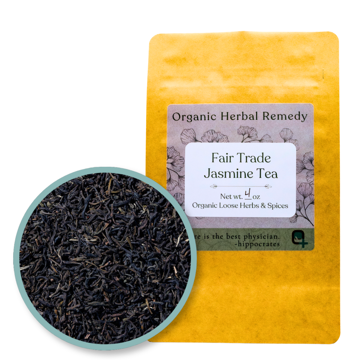 Quinn's Apothecary | Fair Trade Jasmine Tea | 4 oz