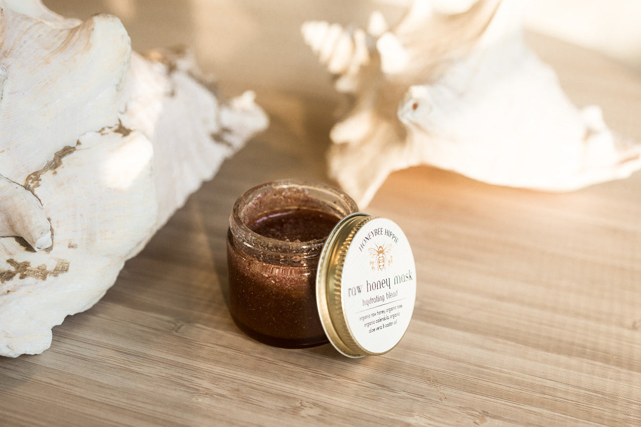 Herbal Infused Raw Honey Mask by Honeybee Hippie