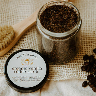 Honeybee Hippie | Organic Vanilla Coffee Scrub