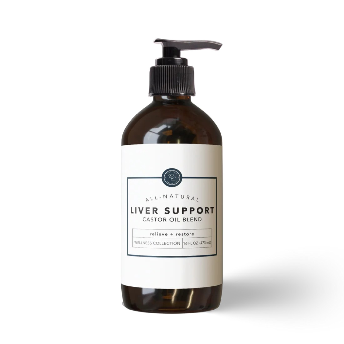 Rowe Casa Organics | Liver Support Castor Oil Blend | 16 oz