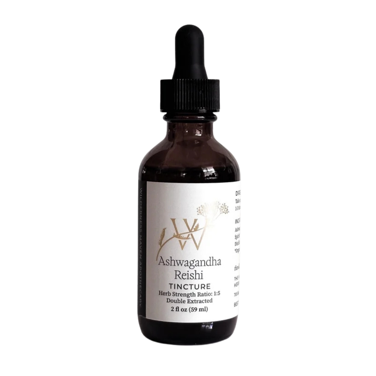 Wilderness Maven Apothecary | Ashwagandha + Reishi Tincture | 2 oz