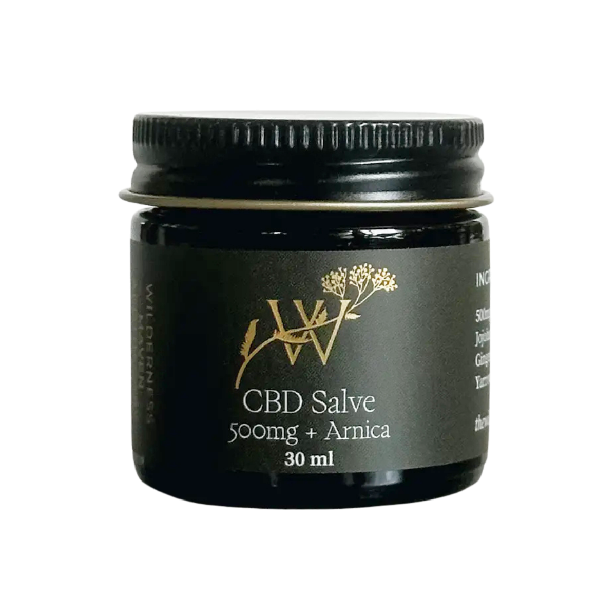Wilderness Maven Apothecary | CBD + Arnica Pain Relief Salve, 500mg CBD | 30 ml