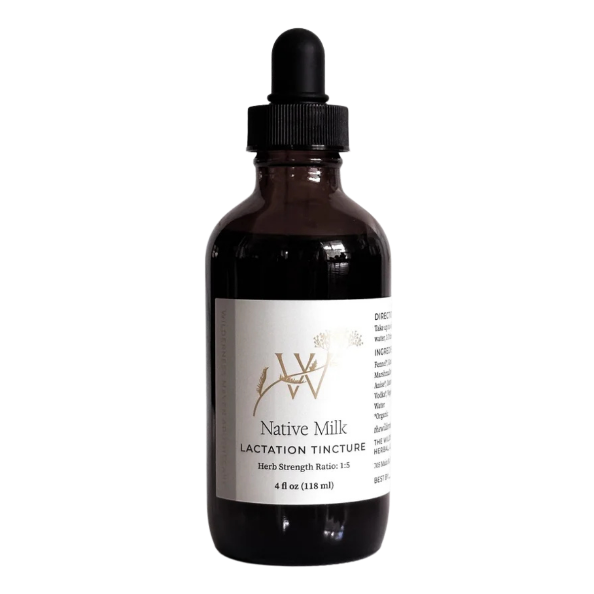 Wilderness Maven Apothecary | Native Milk Lactation Tincture | 4 oz
