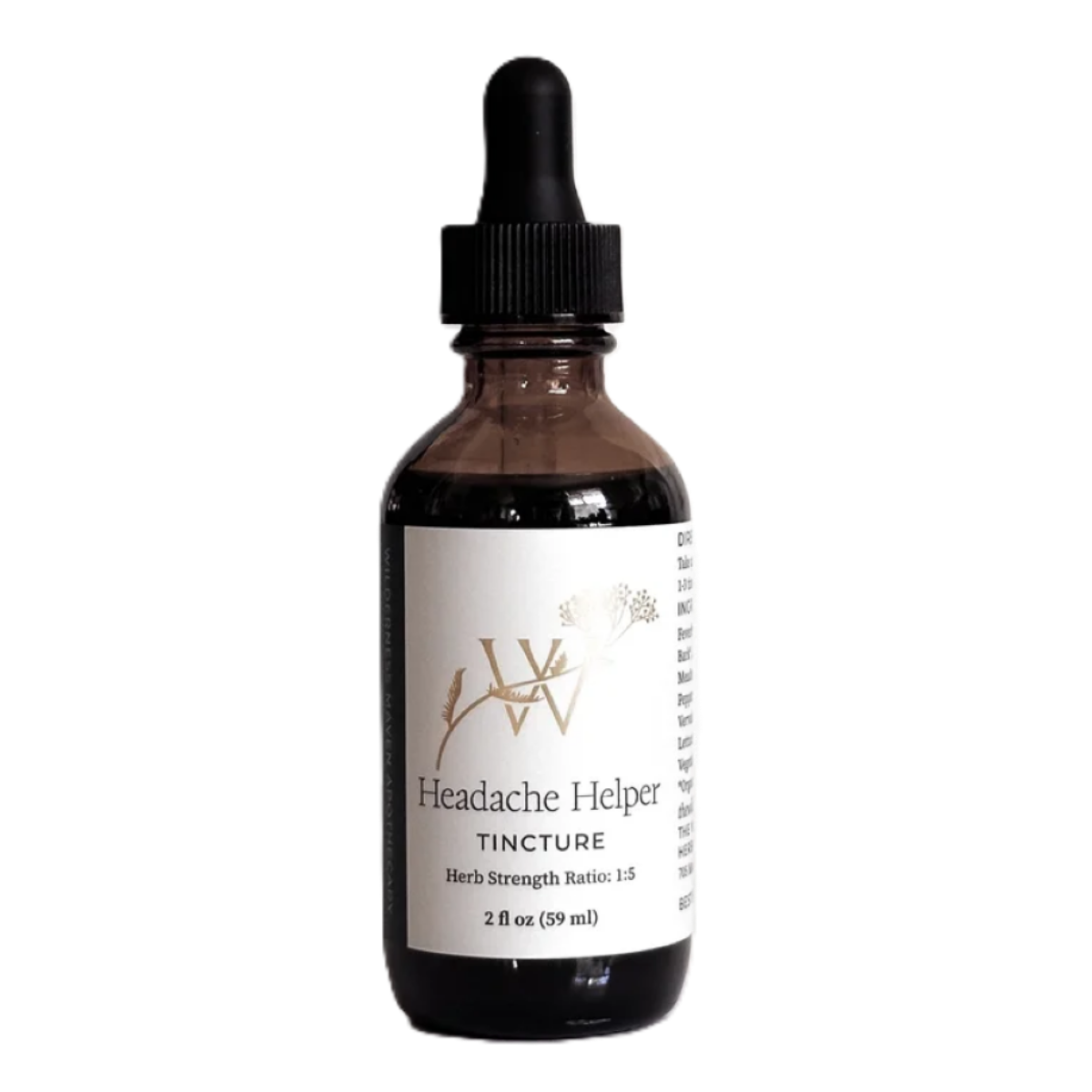 Wilderness Maven Apothecary | Headache Helper Tincture | 2 oz
